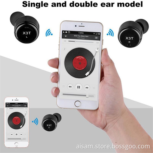 Earphone In Ear Headset X3T TWS